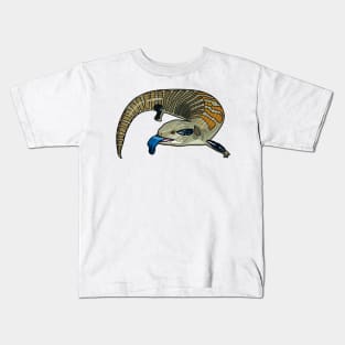 Blue-tongued skink cartoon illustration Kids T-Shirt